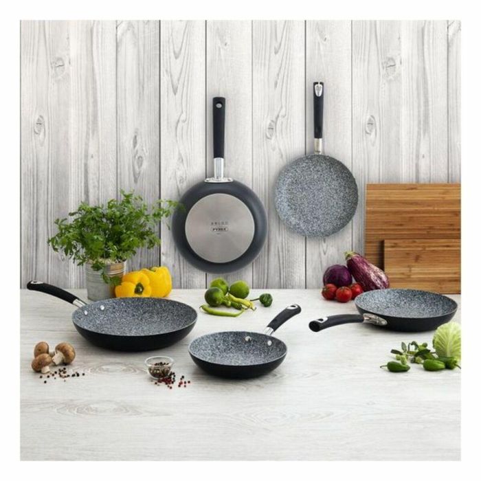 Sartén Antiadherente Pyrex Artic Gris Metal Acero 5