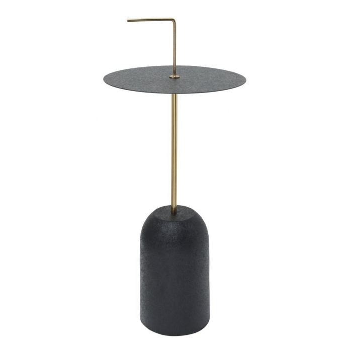 Mesita Auxiliar Glam DKD Home Decor Negro Dorado 30 x 68 x 30 cm Mesita Auxiliar Glam DKD Home Decor Negro Dorado 30 x 68 x 30 cm