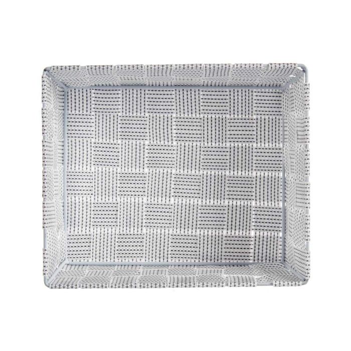 Cesta de Tela Blanca Kipit 24 cm x 20 cm x 8 cm, 2.4 litros (24 Unidades) 3 Cesta de Tela Blanca Kipit 24 cm x 20 cm x 8 cm, 2.4 litros (24 Unidades) 3
