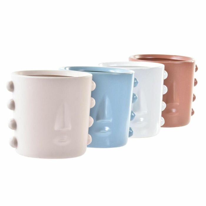 Macetero Urban DKD Home Decor 13 x 12.5 x 15 cm (4 Unidades) 2