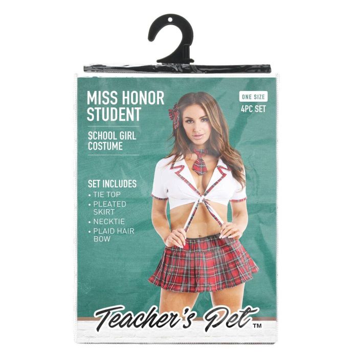 Disfraz Erótico Teacher’s Pet Rojo Talla única 1