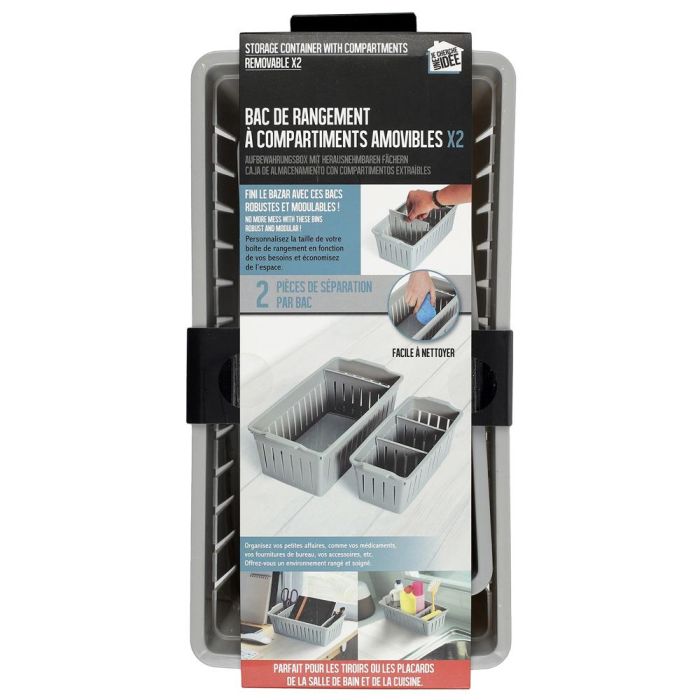 Je cherche une Idee Cesto Orden Con Compartimentos Polipropileno 1