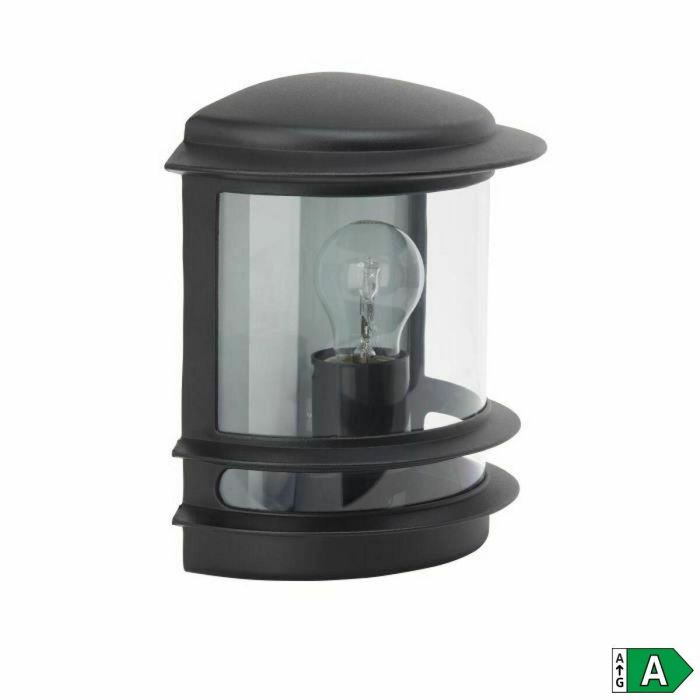 Brilliant HOLLYWOOD Aplique de Exterior con Sensor de Presencia H25cm, Difusor Cilíndrico de Metal Lacado Satinado Negro 1 Brilliant HOLLYWOOD Aplique de Exterior con Sensor de Presencia H25cm, Difusor Cilíndrico de Metal Lacado Satinado Negro 1