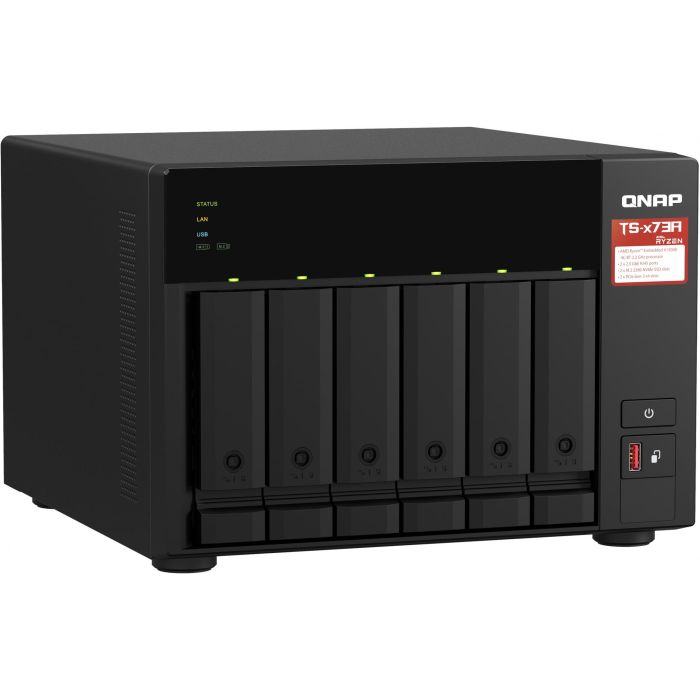 QNAP TS-673A-8G NAS 6 Bahías 3.5"-2.5" 8GB DDR4 Torre 1