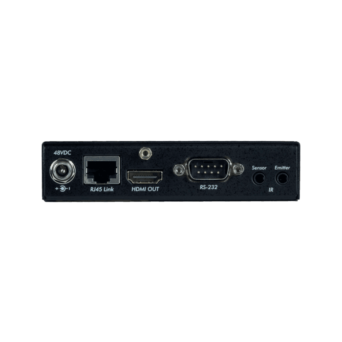 Receptor Hdmi Rs232 Ir Hdbaset 4K Con Alimentación Poe 1