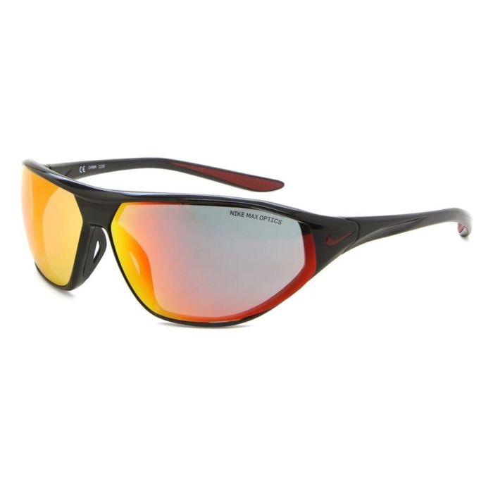 Gafas de Sol Unisex Nike AERO SWIFT BLACK RED MIRROR Gafas de Sol Unisex Nike AERO SWIFT BLACK RED MIRROR