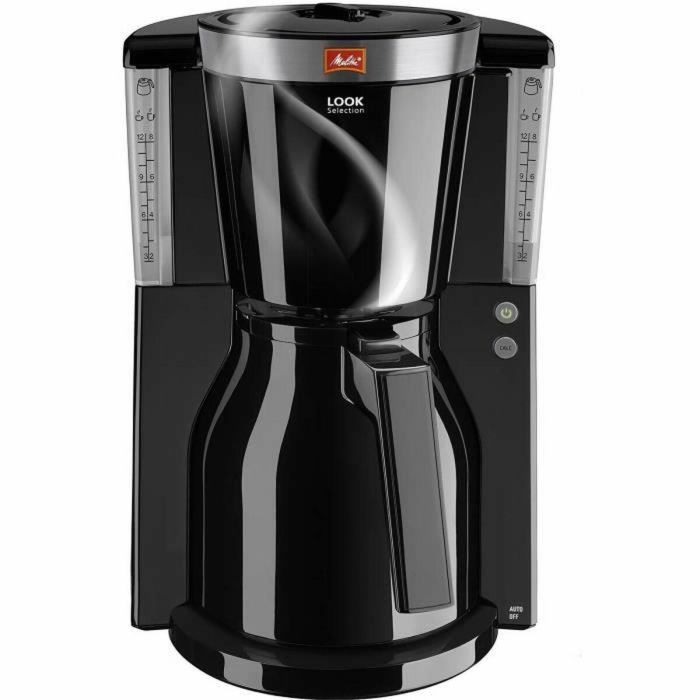 Machina de café Melitta - Mira la selección térmica IV 1011-12 Negro/acero cepillado