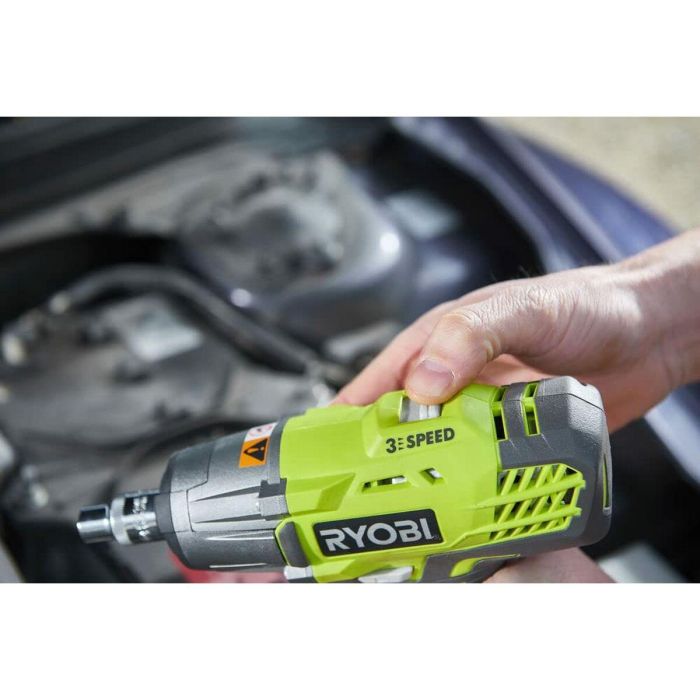 Ryobi R18IW3-0 Destornillador de Impacto Inalámbrico 18V, 400 Nm, Mango de Pistola 8 Ryobi R18IW3-0 Destornillador de Impacto Inalámbrico 18V, 400 Nm, Mango de Pistola 8