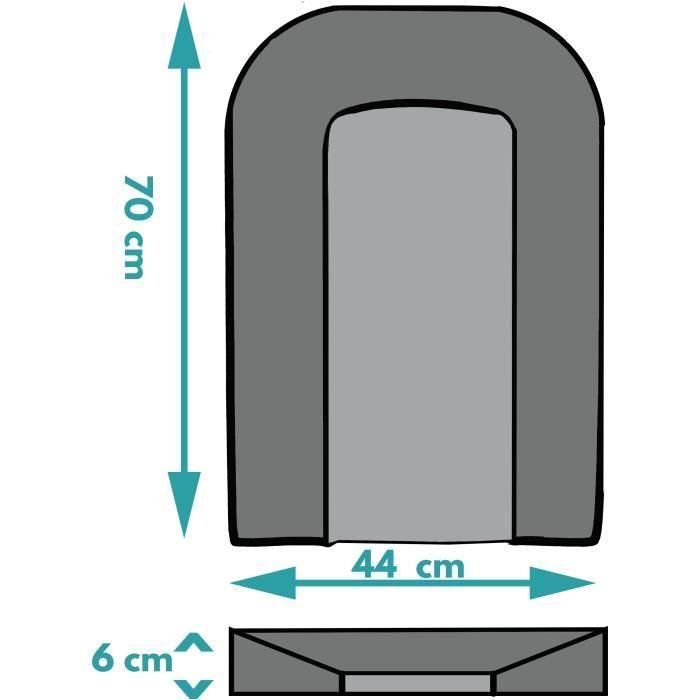 Cambiador - LOOPING - BCLPC - Placa de espuma - Blanco 1