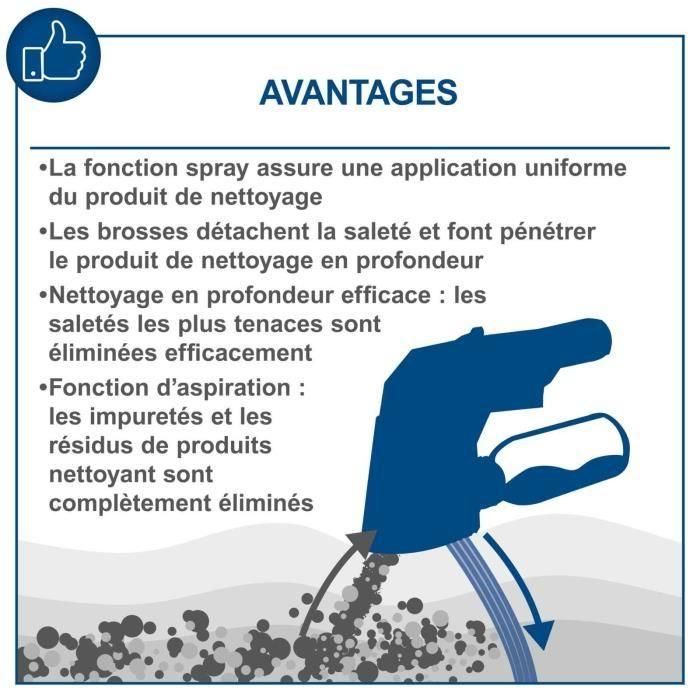 Cepillo universal para manchas profundas - SCHEPPACH - PRB300 - Compatible con aspiradores en seco y húmedo estándar 4 Cepillo universal para manchas profundas - SCHEPPACH - PRB300 - Compatible con aspiradores en seco y húmedo estándar 4
