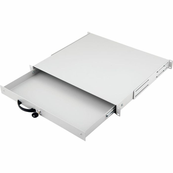 EQUIP Cajón para Servidor 19" 1U, Fondo 400mm, Con Cerradura, Color Gris para Armarios Rack