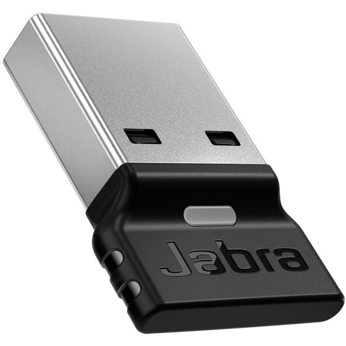 Jabra JabraLink 390a MS Teams USB-A Adaptador Bluetooth para Speak2, Alcance 30m, Negro