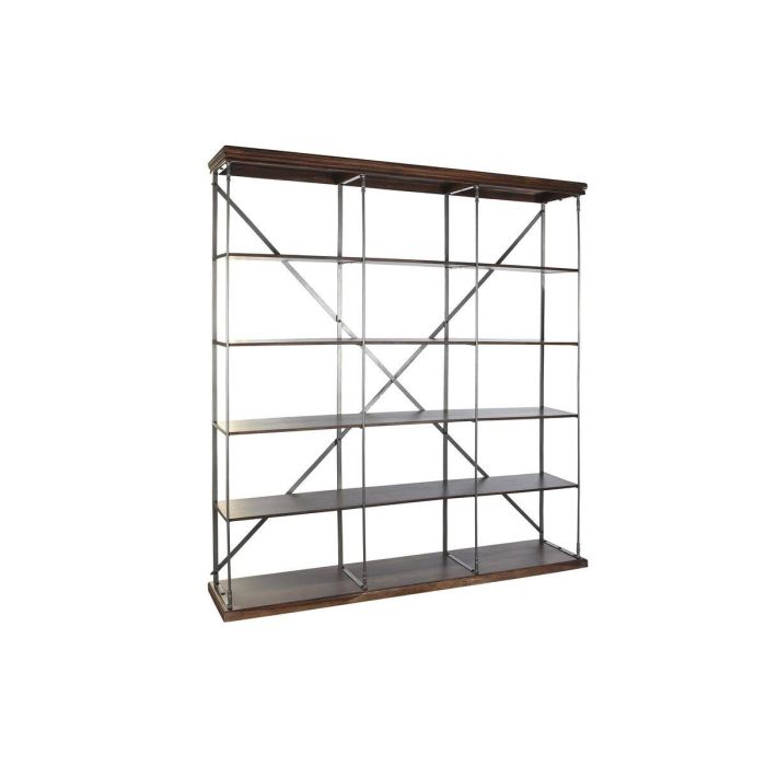Estanteria Loft DKD Home Decor Marron Gris Claro 43 x 220 x 213 cm 1 Estanteria Loft DKD Home Decor Marron Gris Claro 43 x 220 x 213 cm 1