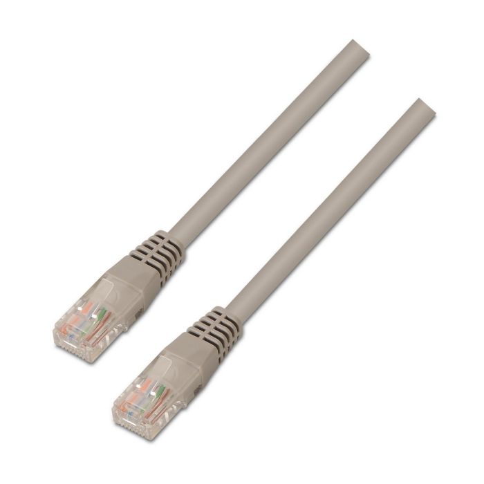 AISENS - CABLE DE RED LATIGUILLO RJ45 CAT.5E UTP AWG24, GRIS, 5.0M