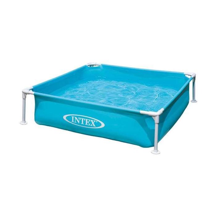 Piscina cuadrada desmontable mini frame (capacidad 342 litros) (+ 2 años) 122x122x30 cm Piscina cuadrada desmontable mini frame (capacidad 342 litros) (+ 2 años) 122x122x30 cm