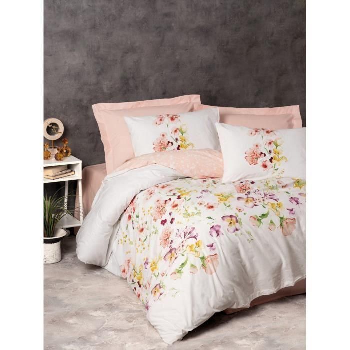 ASI8683742885665 Juego de Cama 1 Funda Nórdica 220x240 cm + 2 Fundas Almohada 60x60 cm 100% Algodón Blanco ASI8683742885665 Juego de Cama 1 Funda Nórdica 220x240 cm + 2 Fundas Almohada 60x60 cm 100% Algodón Blanco