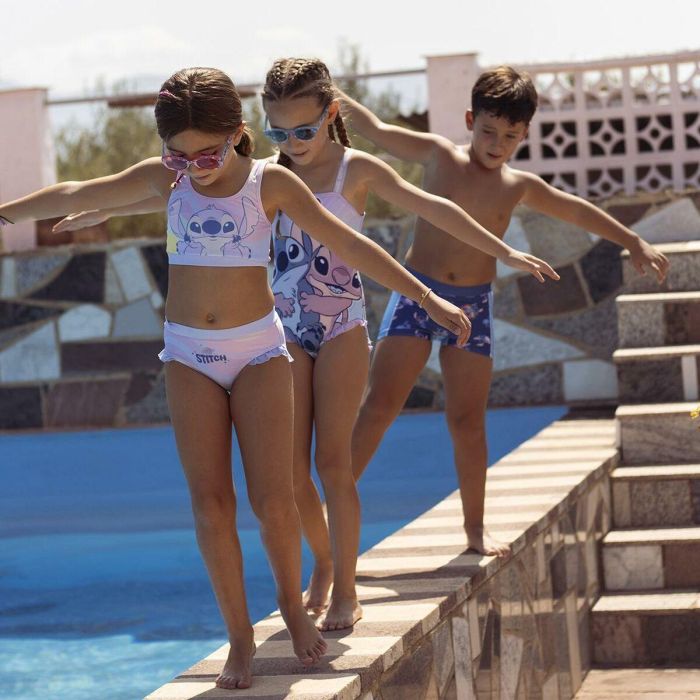 Bañador Boxer Para Niños Stitch Azul oscuro 1