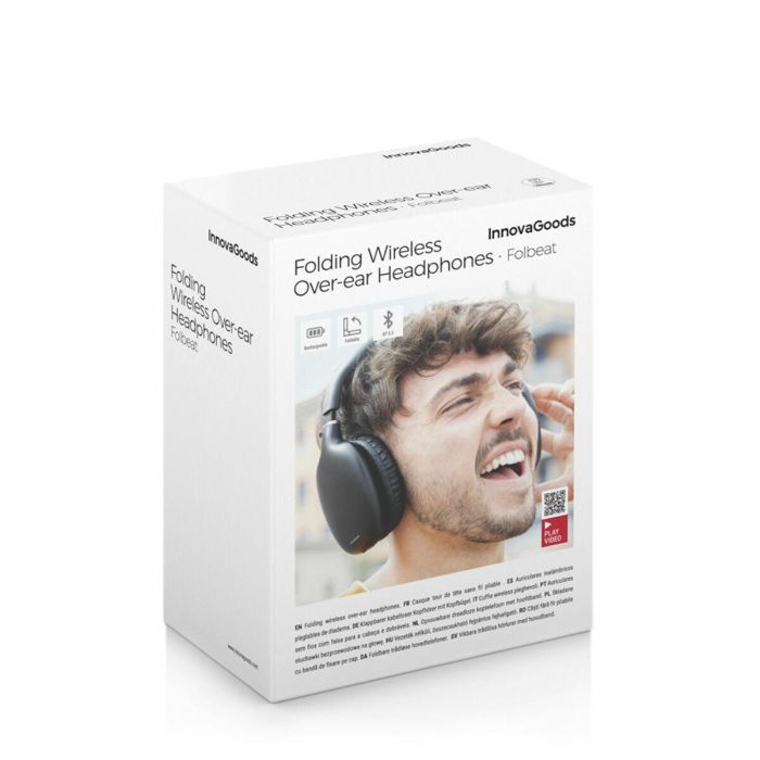Auriculares de Diadema Plegables Inalámbricos Folbeat InnovaGoods 1 Auriculares de Diadema Plegables Inalámbricos Folbeat InnovaGoods 1
