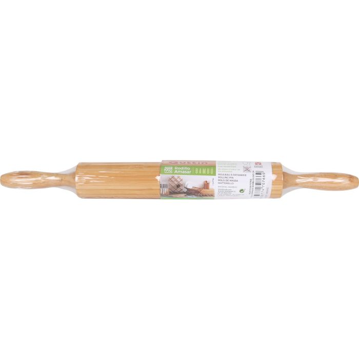 Rodillo para amasar de bambú Quttin 50.8 x 5 cm (12 Unidades) 1 Rodillo para amasar de bambú Quttin 50.8 x 5 cm (12 Unidades) 1