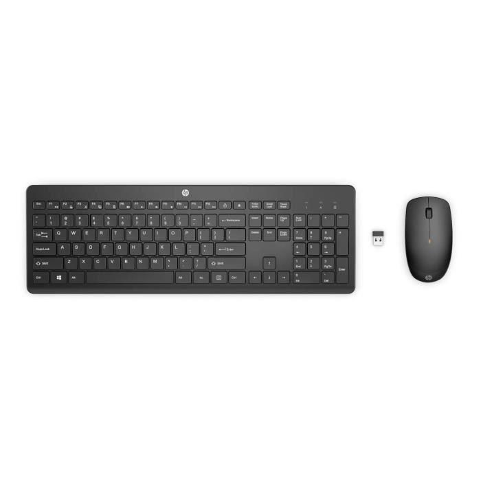 HP 230 Combo Teclado y Ratón Inalámbrico FR, Diseño Silencioso y Cómodo con Atajos de Teclado y Batería Larga Duración 0 HP 230 Combo Teclado y Ratón Inalámbrico FR, Diseño Silencioso y Cómodo con Atajos de Teclado y Batería Larga Duración 0