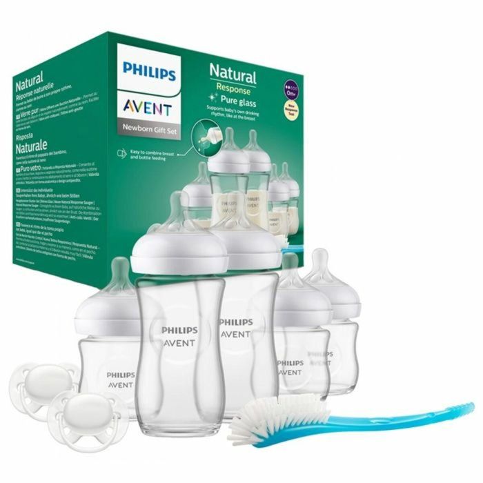 Philips Avent Biberón de Vidrio Natural para Recién Nacidos - Kit 240 ml - PHI8710103990734