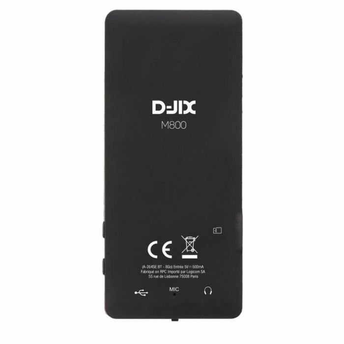 Logicom LOG3483072000081 Reproductor MP4 M800 8 GB con Bluetooth, Pantalla 2,4'', USB-C y Batería 300 mAh 1 Logicom LOG3483072000081 Reproductor MP4 M800 8 GB con Bluetooth, Pantalla 2,4'', USB-C y Batería 300 mAh 1