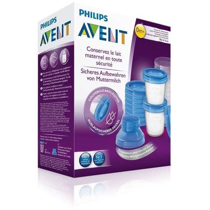 PHILIPS AVENT Sistema de almacenamiento de leche SCF618 / 10 2 PHILIPS AVENT Sistema de almacenamiento de leche SCF618 / 10 2