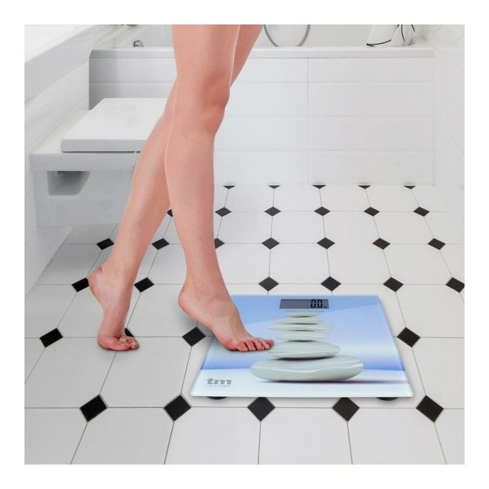 Báscula Digital de Baño TM Electron Zen Azul Slim (23 mm) 1 Báscula Digital de Baño TM Electron Zen Azul Slim (23 mm) 1