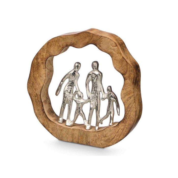 Soporte Decoracion Familia Plateado Giftdecor 25X23CM (6 Unidades) 1 Soporte Decoracion Familia Plateado Giftdecor 25X23CM (6 Unidades) 1