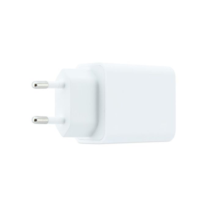 COOLBOX COO-CUP-45CA Cargador USB Pared GAN 45W USB-C/USB-A QC3.0 Blanco 2