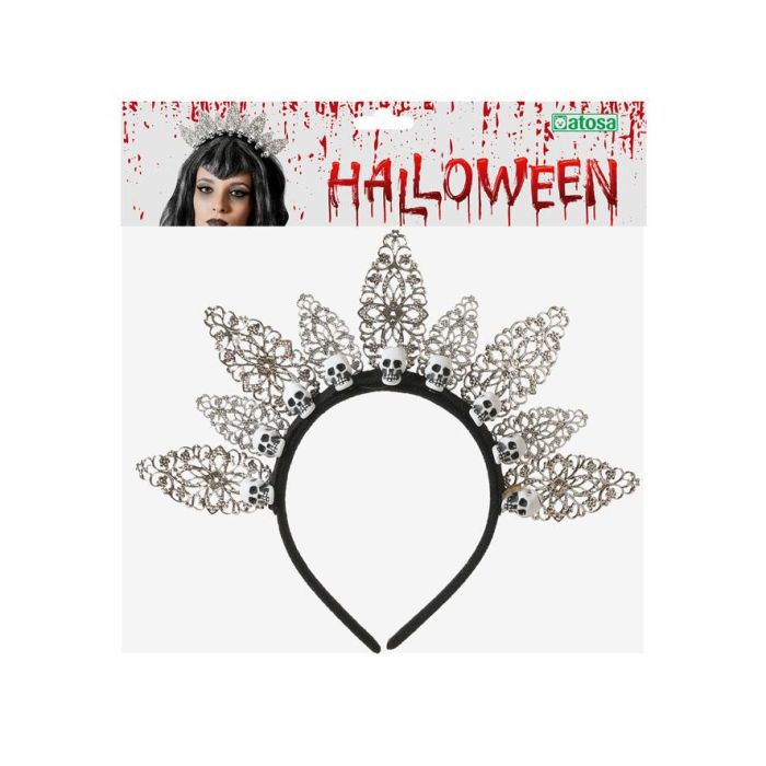 Diadema Halloween Calavera Metal 1