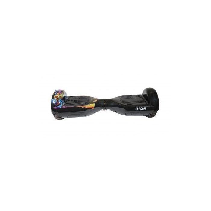 MONOPATIN ELECTRICO HOVERBOARD OLSSON UPWAY RACING GRAFF ANTRACITA - LLANTAS 6.5"/16.5CM - 2 MOTORES 350W - BLUETOOTH - ALTAVOZ - 10KM/H - BAT 4