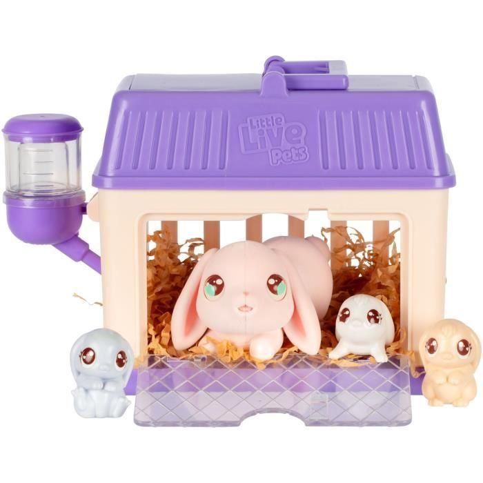 Playset - LITTLE LIVE PETS - Conejos Mama Surprise - Bebés incluidos - Accesorios personalizables 4 Playset - LITTLE LIVE PETS - Conejos Mama Surprise - Bebés incluidos - Accesorios personalizables 4