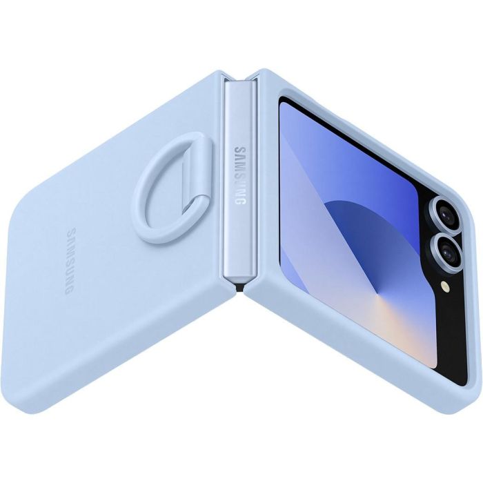 Samsung EF-PF741TLEGWW Funda Silicona con Anilla para Galaxy Z Flip6, 17 cm (6.7"), Azul 4