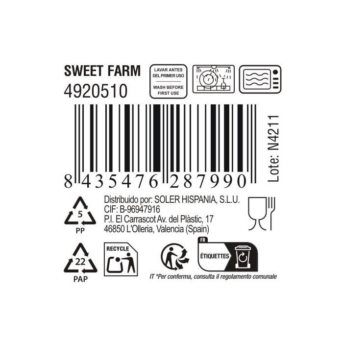 Taza de Café Expreso Sweet Farm 80 cc - Inde (36 Unidades) 6 Taza de Café Expreso Sweet Farm 80 cc - Inde (36 Unidades) 6