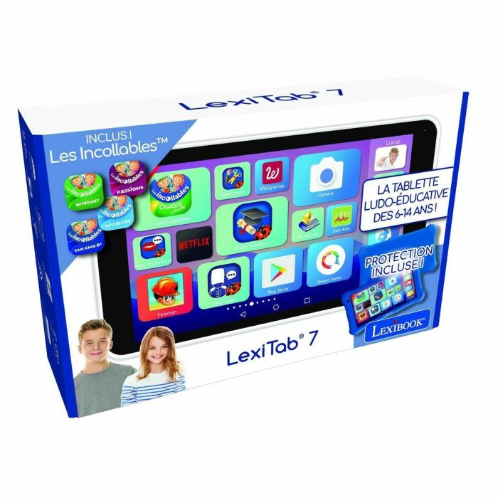 Lexibook LexiTab Master 7 Tablet educativa para niños 6-14 años, HD 7", procesador Quad Core, 1GB RAM, Android, control parental, con cubierta protectora. 15 Lexibook LexiTab Master 7 Tablet educativa para niños 6-14 años, HD 7", procesador Quad Core, 1GB RAM, Android, control parental, con cubierta protectora. 15