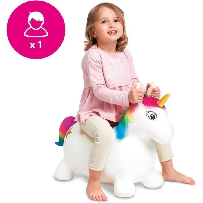 MONDO Unicornio saltador hinchable para montar - PVC - Peso máx. 30 kg 2