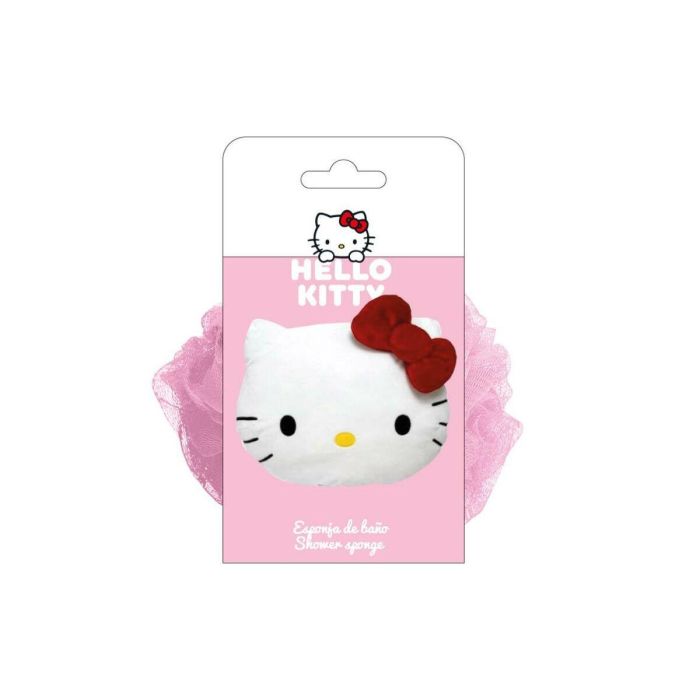 Esponja Corporal Hello Kitty Rosa 20 % Poliéster 12 x 12 x 12 cm 2