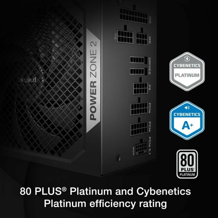 Fuente de Alimentación Be Quiet! BP007EU ATX 850 W RoHS CE 80 PLUS Platinum WEEE BSMI CB 6 Fuente de Alimentación Be Quiet! BP007EU ATX 850 W RoHS CE 80 PLUS Platinum WEEE BSMI CB 6