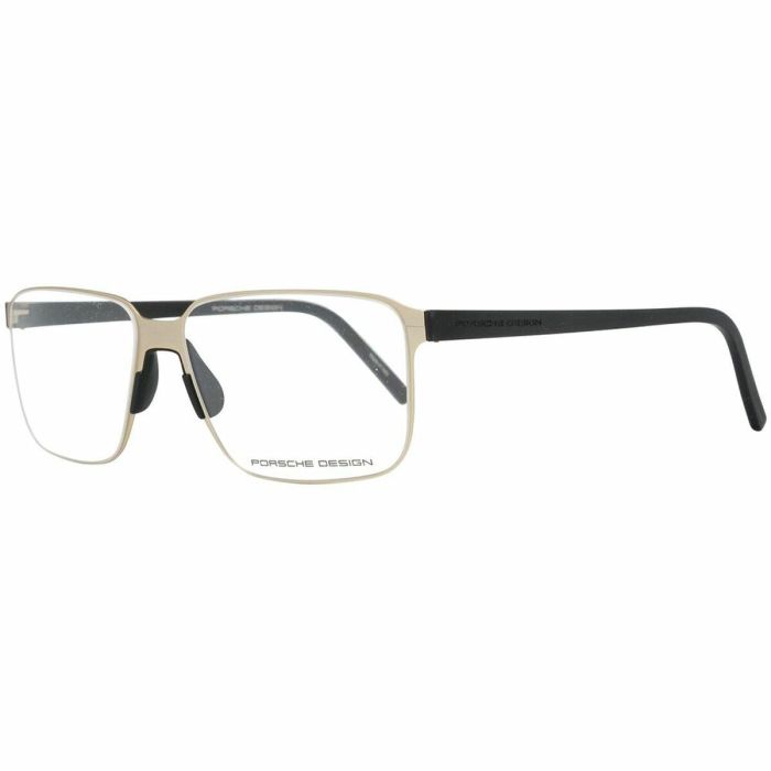 Montura de Gafas Hombre Porsche P8313 Dorado ø 57 mm Montura de Gafas Hombre Porsche P8313 Dorado ø 57 mm