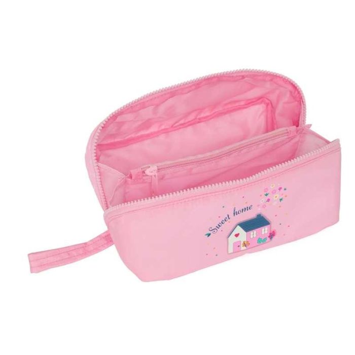 Estuche Escolar Glow Lab Sweet home Rosa 22 x 10 x 10 cm 2