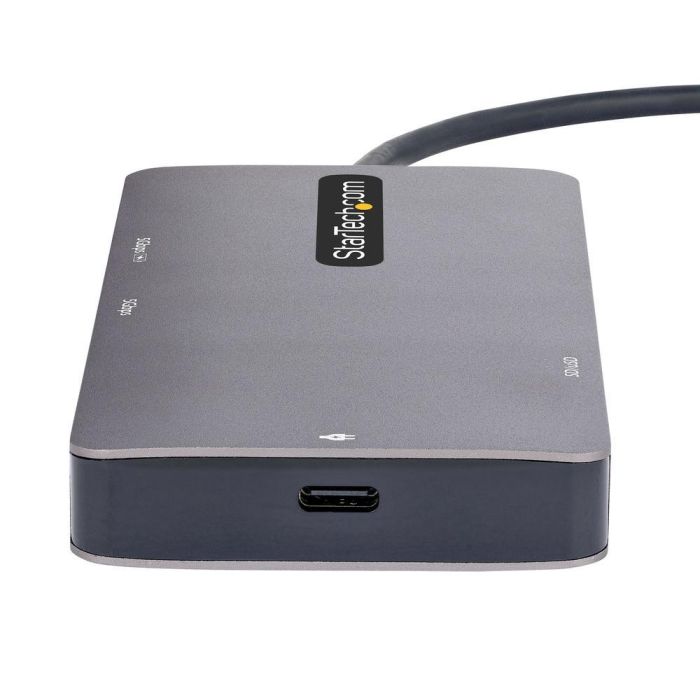 Hub USB Startech 120B-USBC-MULTIPORT Gris 15 W 4 Hub USB Startech 120B-USBC-MULTIPORT Gris 15 W 4