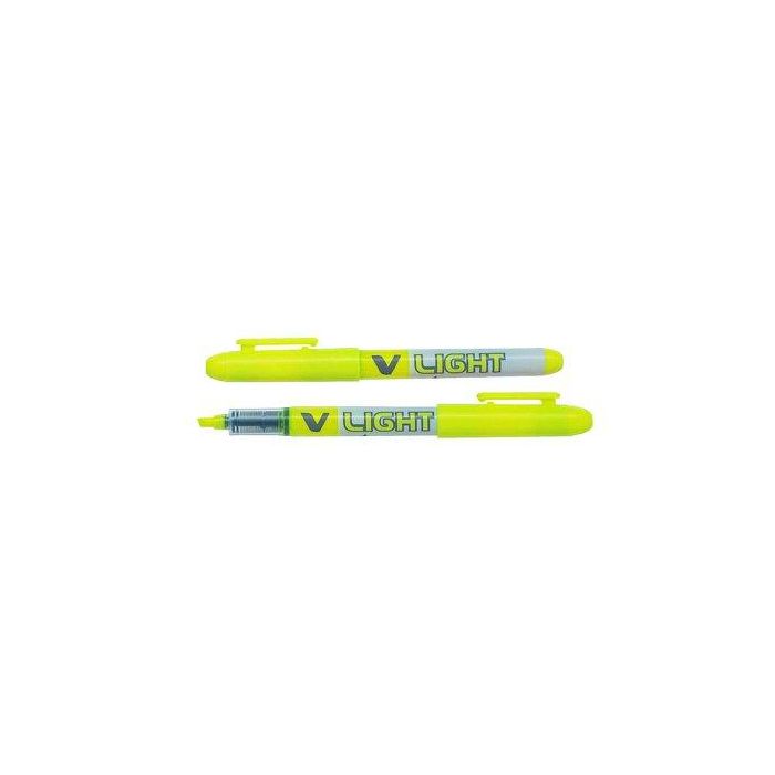 Marcador Fluor Pilot V-Ll Amarillo 12 unidades