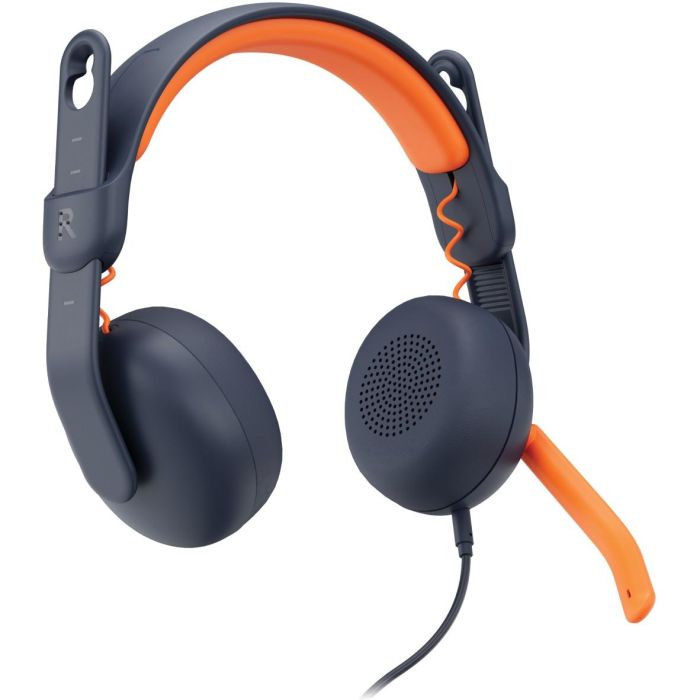 Logitech Zone Learn Usb Tipo Auriculares Supraaurales con Micrófono Plegable para Aprendizaje y Uso Profesional con Cable USB-C 3