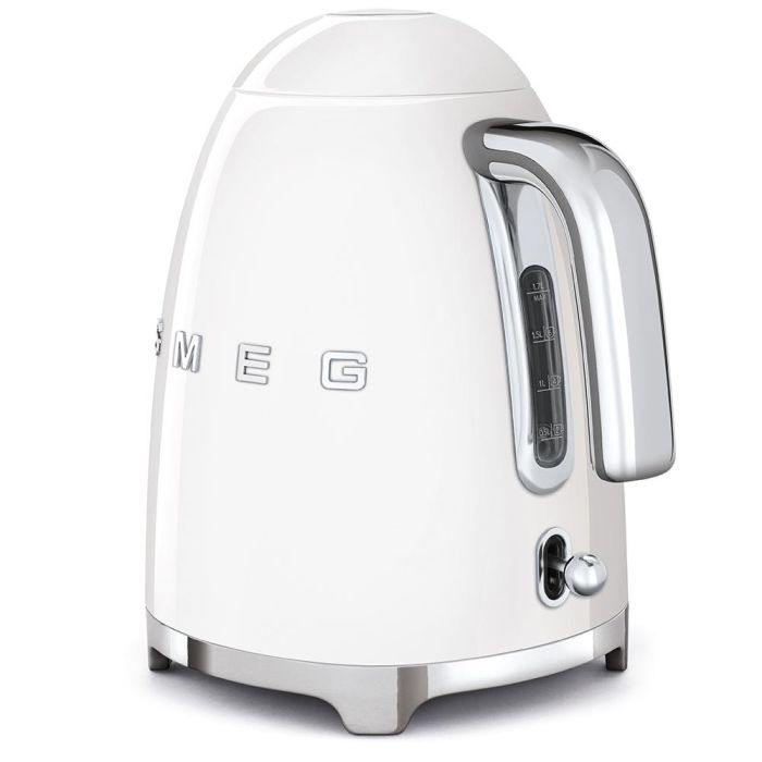Smeg KLF03WHEU Hervidor de Agua Eléctrico Diseño Retro Estilo Años 50 Blanco 2 Smeg KLF03WHEU Hervidor de Agua Eléctrico Diseño Retro Estilo Años 50 Blanco 2