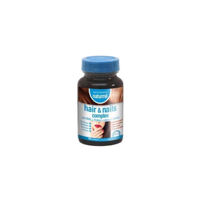 DIETMED Hair-Nails Complex 60 Comprimidos. Suplemento con Zinc, Selenio y Vitamina C para Cabello y Uñas