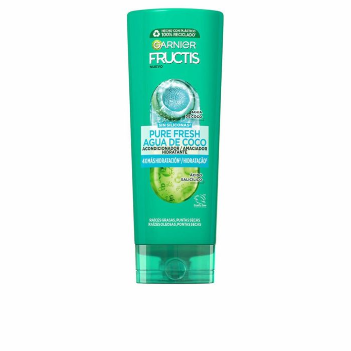 Garnier Z70014286/1 Acondicionador Fructis Pure Fresh Agua de Coco Hidratante Desenredante Purificante Cuero Cabelludo 250 ml Garnier Z70014286/1 Acondicionador Fructis Pure Fresh Agua de Coco Hidratante Desenredante Purificante Cuero Cabelludo 250 ml