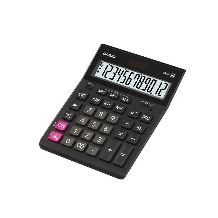 Casio Calculadora De Oficina Sobremesa 12 Dígitos Negro Casio Calculadora De Oficina Sobremesa 12 Dígitos Negro