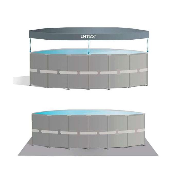 Piscina desmontable redonda iscina ultra xtr con depuradora de arena,escalera,cobertor y tapiz (capacidad 26330 litros) 549x132 cm 5 Piscina desmontable redonda iscina ultra xtr con depuradora de arena,escalera,cobertor y tapiz (capacidad 26330 litros) 549x132 cm 5