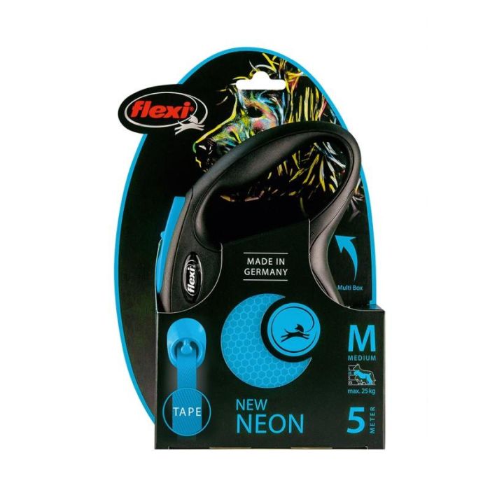 Correa para Perro Flexi NEW NEON Azul Talla M 1